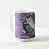 Mug William Morris Forest Rabbit Floral Art Nouveau (Devant gauche)