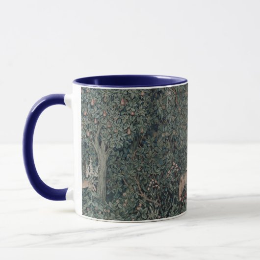 Mug William Morris Forêt Végétation Animaux Fleurs (Gauche)
