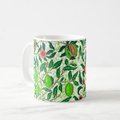 Mug William Morris Fruit exotique, Vert citron vert (Devant gauche)