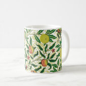 Mug William Morris Fruits exotiques, jaune citron (Devant droit)