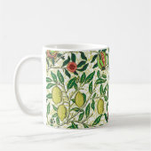 Mug William Morris Fruits exotiques, jaune citron (Gauche)