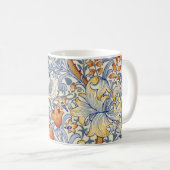 Mug William Morris Gold Lily Victorian Wallpaper (Devant droit)