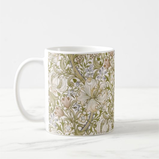 Mug William Morris Golden Lily Garden Flower Classic (Gauche)
