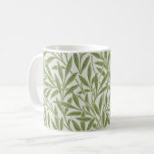 Mug William Morris Green Floral Botanical Pattern (Devant gauche)
