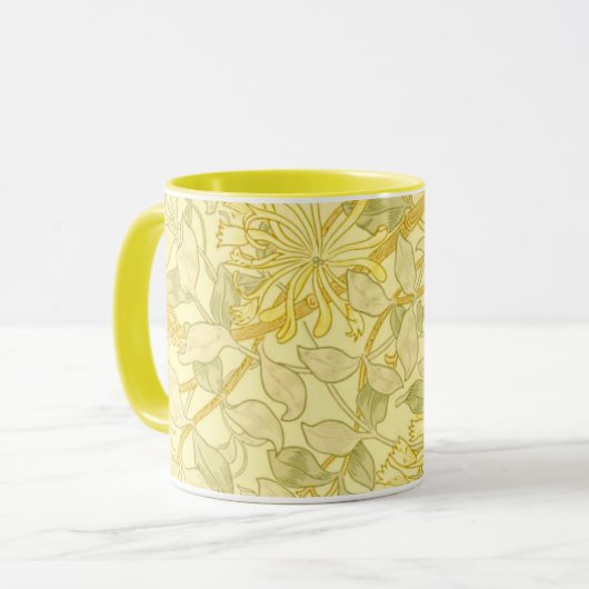 Mug William Morris - Honeysuckie jaune (Devant gauche)