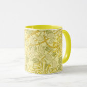 Mug William Morris - Honeysuckie jaune (Devant droit)