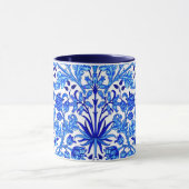 Mug William Morris Hyacinth Imprimer, Cobalt bleu et b (Centre)