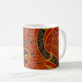 Mug William Morris Inde Floral rouge (Devant droit)