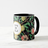 Mug William Morris INITIALE PERSONNALISÉE (Devant droit)