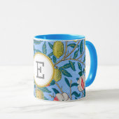 Mug William Morris INITIALE PERSONNALISÉE (Devant droit)