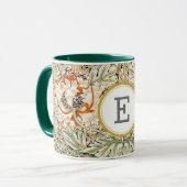 Mug William Morris INITIALE PERSONNALISÉE (Devant gauche)
