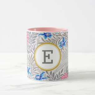 Mug William Morris INITIALES PERSONNALISÉES