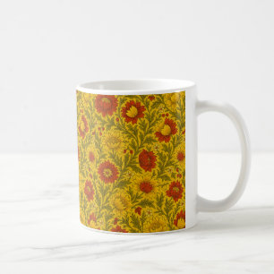 Mug William Morris Inspiré Floral AI design