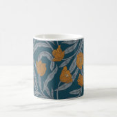Mug William Morris Inspiré Motif Floral Sombre (Centre)