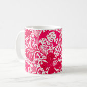 Mug William Morris Iris et Lily, Fuchsia Pink (Devant gauche)