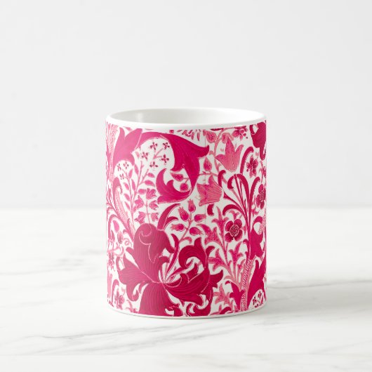 Mug William Morris Iris et Lily, Fuchsia Pink (Centre)