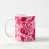 Mug William Morris Iris et Lily, Fuchsia Pink (Gauche)