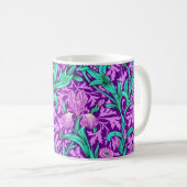 Mug William Morris Irises, Améthyste Violet (Devant droit)