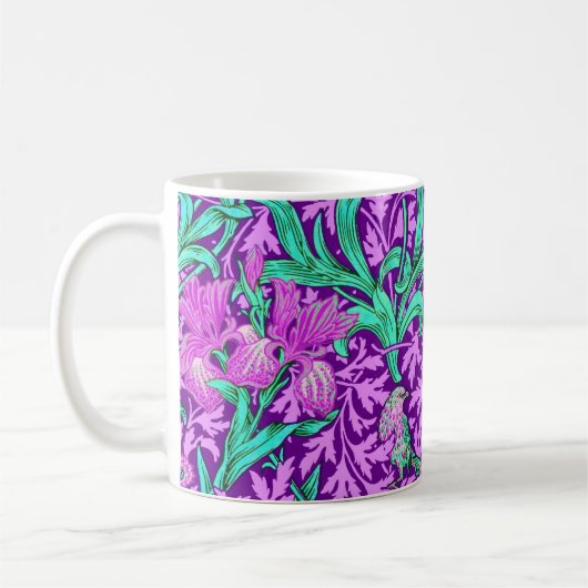 Mug William Morris Irises, Améthyste Violet (Gauche)