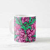 Mug William Morris Irises, Fuchsia Pink and Wine (Devant gauche)