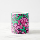 Mug William Morris Irises, Fuchsia Pink and Wine (Centre)