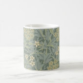 Mug William Morris Jasmine Bleu Vert Art Botanique (Centre)