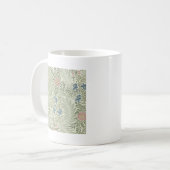 Mug William Morris Larkspur Fond d'écran floral (Devant gauche)