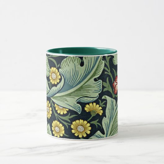 Mug William Morris - Leicester, floral pattern, (Centre)