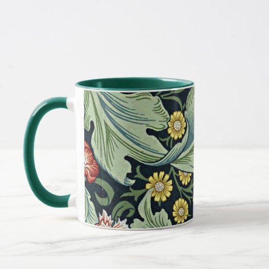 Mug William Morris - Leicester, floral pattern, (Gauche)