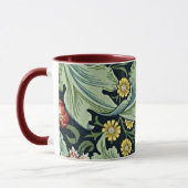 Mug William Morris - Leicester, motif floral (Gauche)