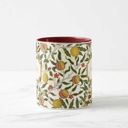 Mug William Morris Lemons Motif de grenade (Centre)