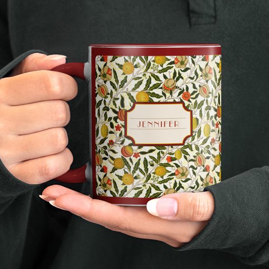 Mug William Morris Lemons Motif de grenade