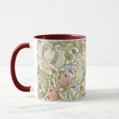 Mug William Morris Lily Art Nouveau Motif Floral Deux (Gauche)