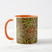 Mug William Morris Marigold, Cuivre Brown et orange (Gauche)