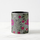 Mug William Morris Marigold, Grey / Grey et Fuchsia (Centre)