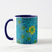 Mug William Morris Marigold, Turquoise & Cobalt Blue (Gauche)