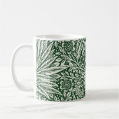Mug william morris marigold vert floral fleur (Gauche)