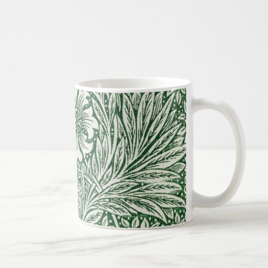 Mug william morris marigold vert floral fleur (Droite)