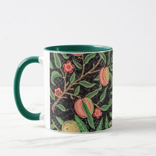 Mug William Morris, Motif de fruits, (Gauche)