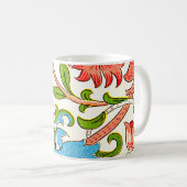 Mug William Morris motif vintage, Lodden (Devant droit)