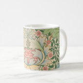Mug William Morris Myrtle Fleur Floral Botanique (Devant droit)