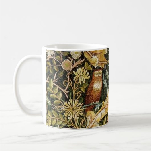 Mug William Morris Owl et Acanthus (Gauche)