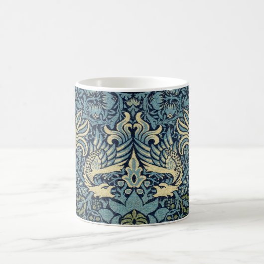 Mug William Morris Peacock and Dragon Woven Design (Centre)