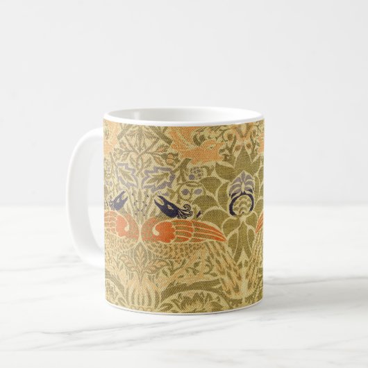 Mug William Morris Peacock & Dragon Arts & Artisanat (Devant gauche)