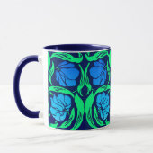 Mug William Morris Pimpernel, Cobalt Blue et Green (Gauche)