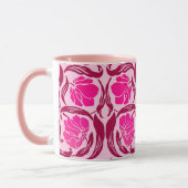 Mug William Morris Pimpernel, Fuchsia & Rose Clair  (Gauche)