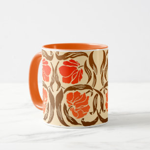 Mug William Morris Pimpernel, Rust Orange et Brown