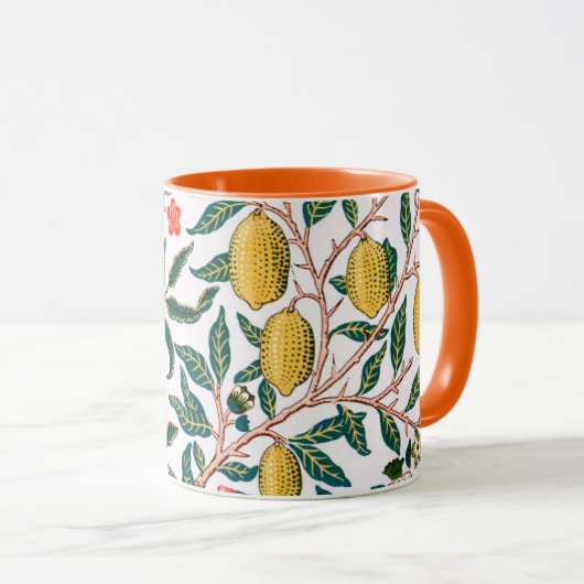 MUG : WILLIAM MORRIS : POMEGRANATE (Devant droit)
