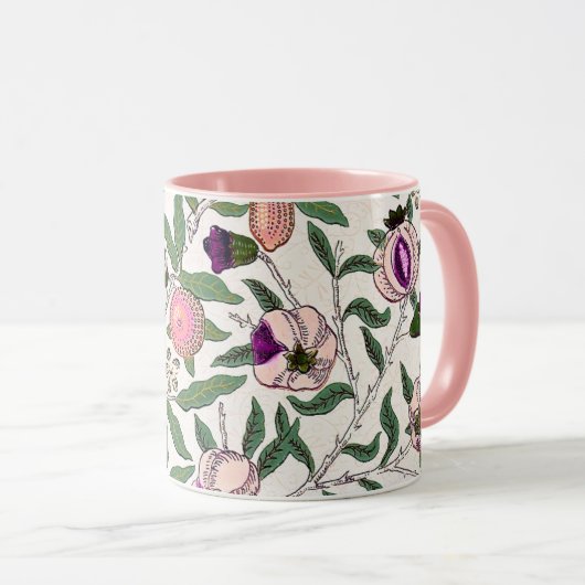 MUG : WILLIAM MORRIS : POMEGRANATE (Devant droit)