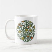 Mug William Morris Pomegranate Bleu papier peint color (Gauche)
